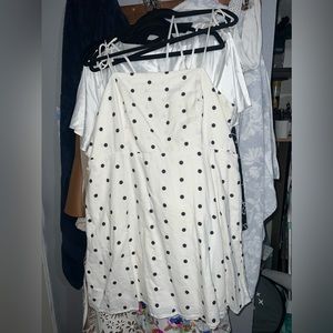 Polka Dot Linen Dress